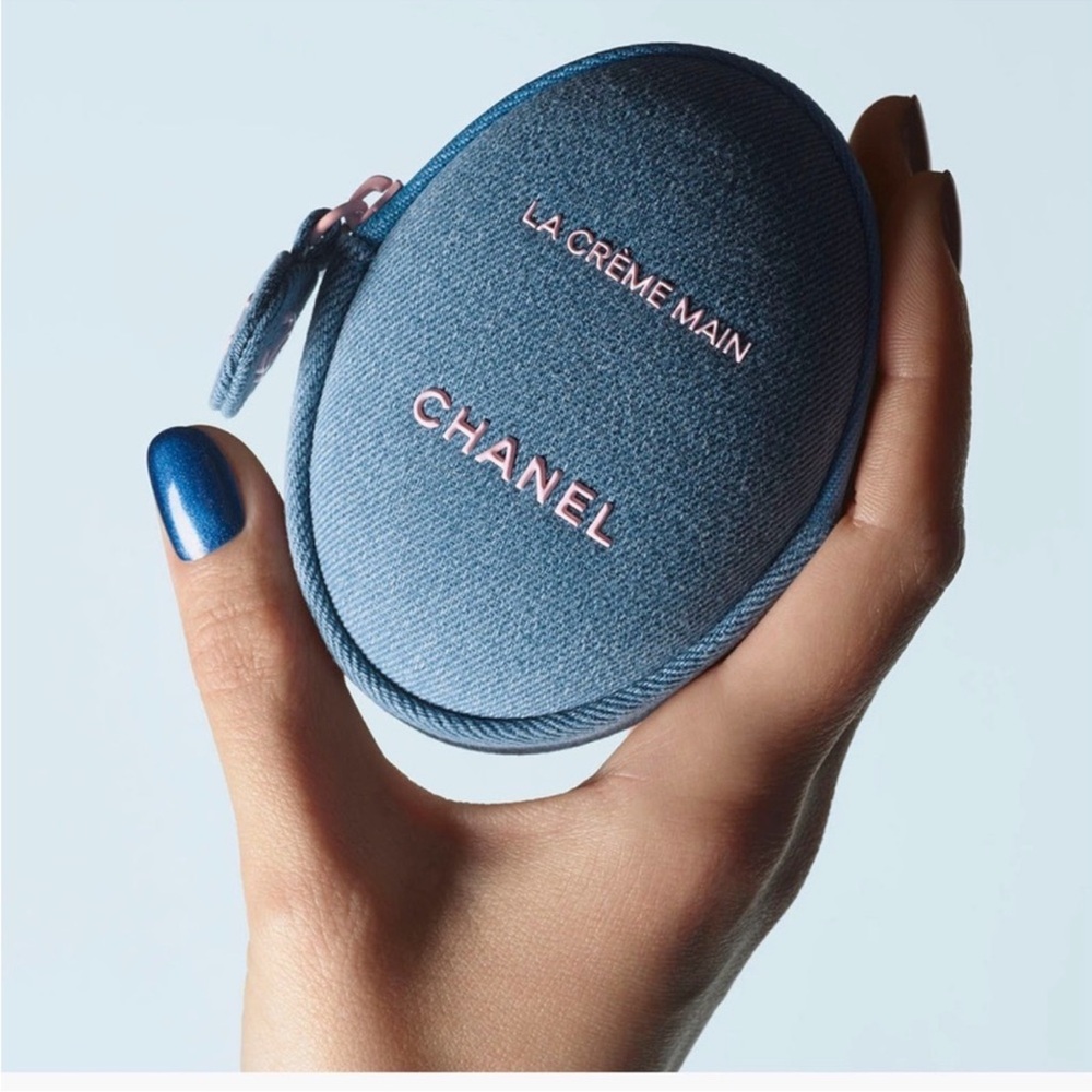Brand new in box - Chanel LA CRÈME MAIN Hand Cream with Denim Case Holder